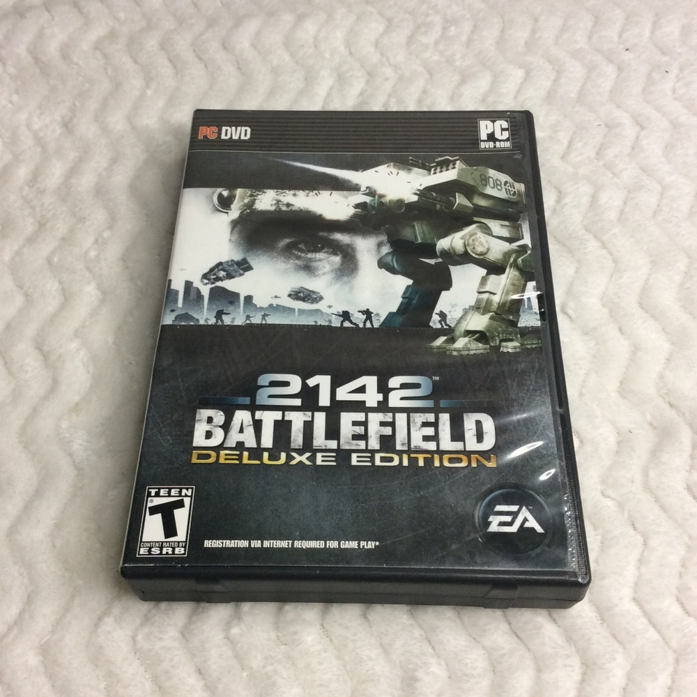 Electronic Art 2142 Battlefield Deluxe Edition PC/DVD-ROM Clean Disc Tested CIB